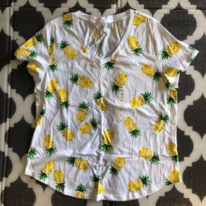 OLD NAVY NWT Pineapple Tee